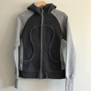 Lululemon Navy & Gray Scuba Hoodie 8